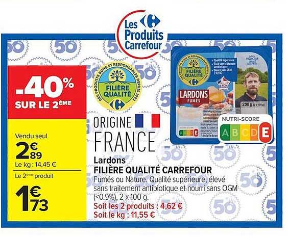 -40% SUR LE 2ÈME