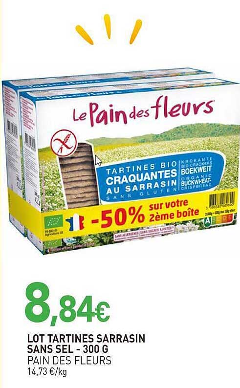 -50% sur votre 2ème boîte