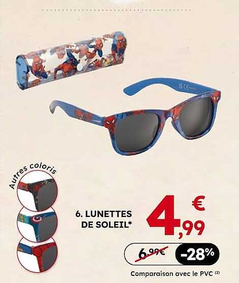 6. LUNETTES DE SOLEIL*