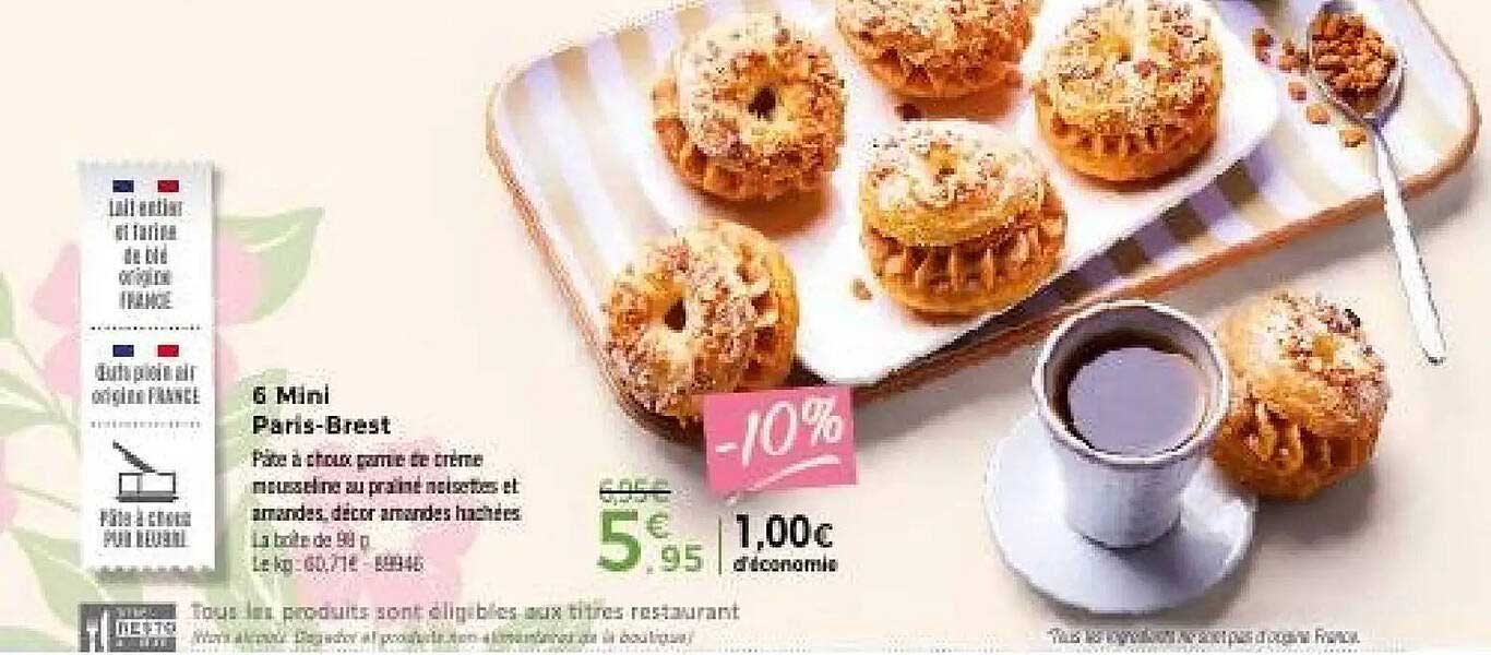 6 Mini Paris-Brest