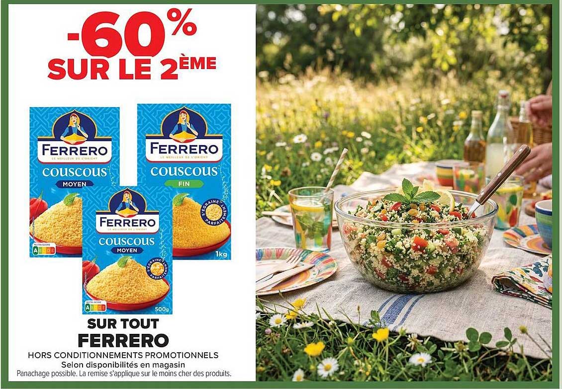 -60% SUR LE 2ÈME SUR TOUT FERRERO