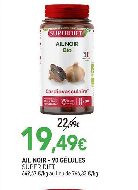 AIL NOIR - 90 GÉLULES SUPER DIET