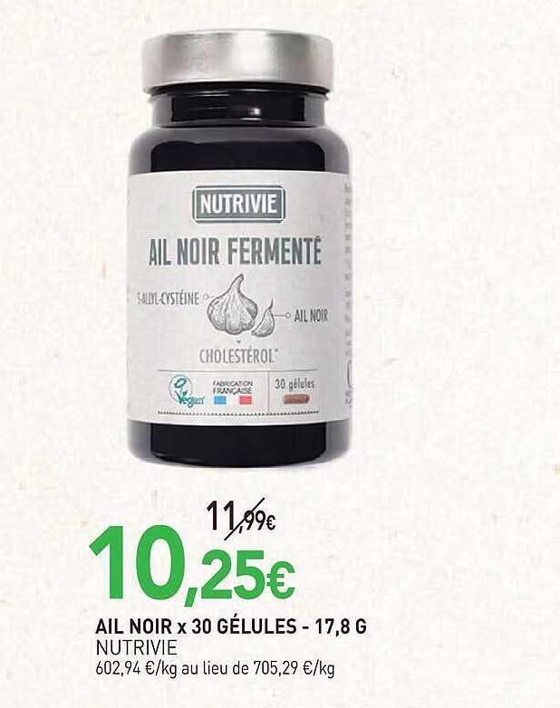 AIL NOIR x 30 GÉLULES - 17,8 G NUTRIVIE