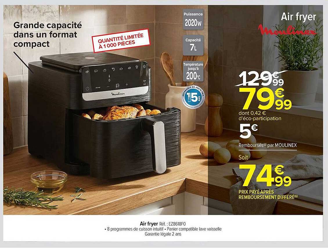 Air fryer Moulinex