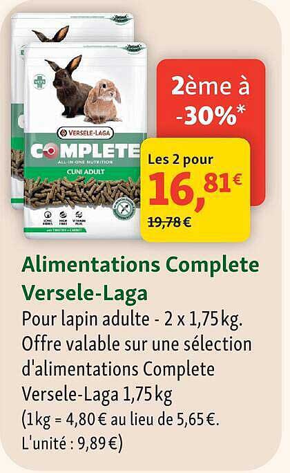 Alimentations Complete Versele-Laga