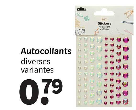 Autocollants diverses variantes