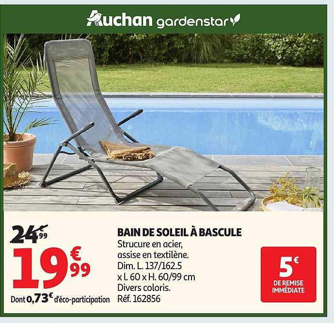 BAIN DE SOLEIL À BASCULE
