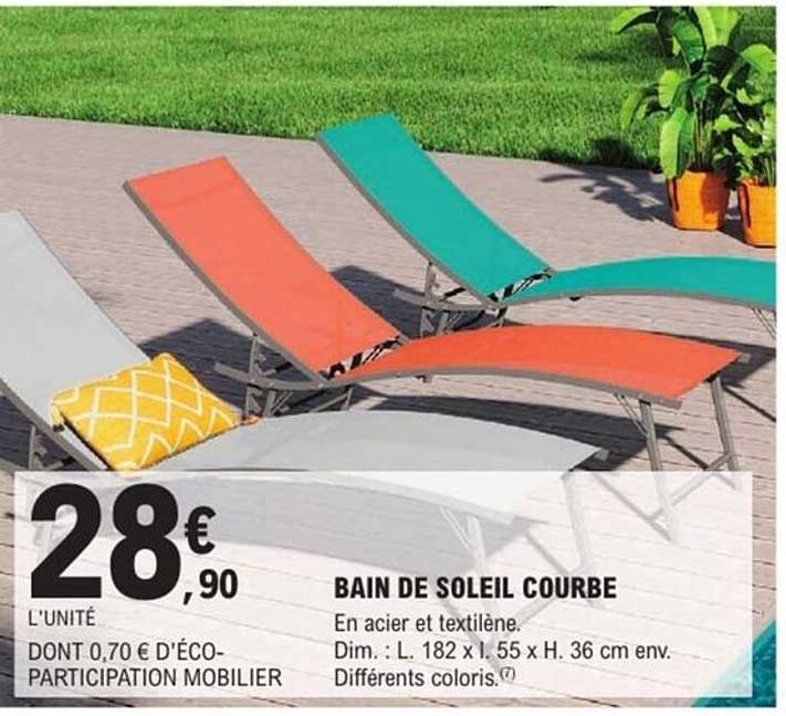 BAIN DE SOLEIL COURBE