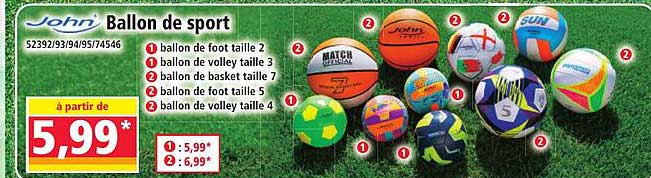 Ballon de sport