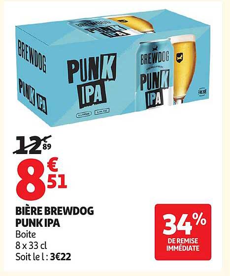 BIÈRE BREWDOG PUNK IPA