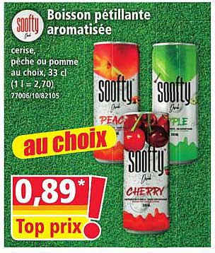 Boisson pétillante aromatisée
