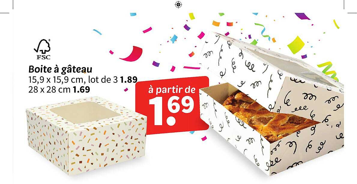 Boite à gâteau