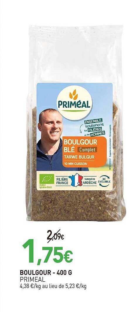 BOULGOUR - 400 G PRIMÉAL