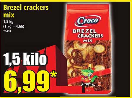 Brezel crackers mix