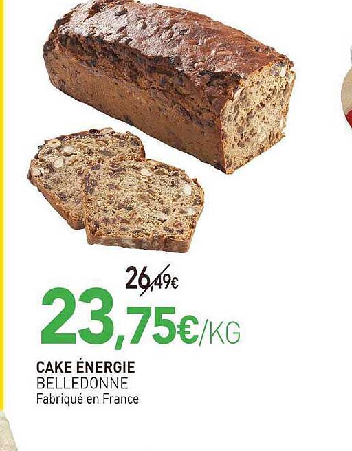 CAKE ÉNERGIE BELLEDONNE Fabriqué en France