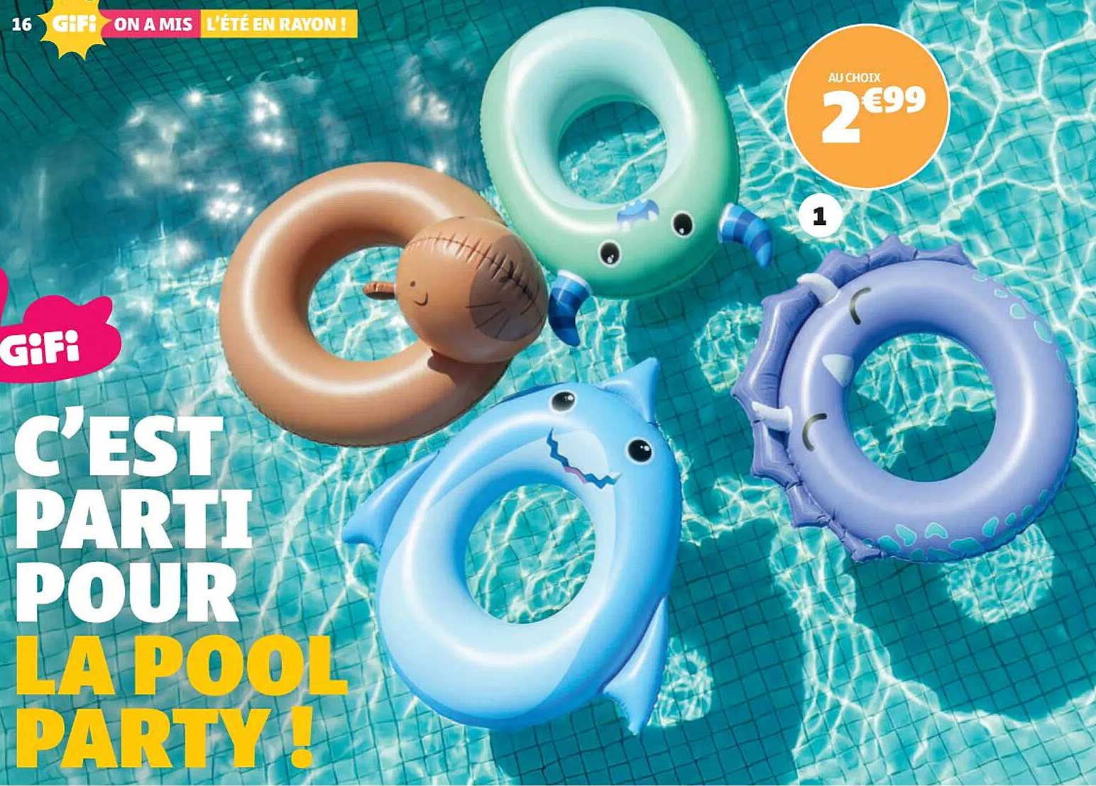 C'EST PARTI POUR LA POOL PARTY !