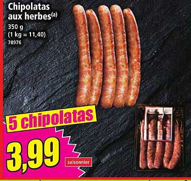 Chipolatas aux herbes(a)