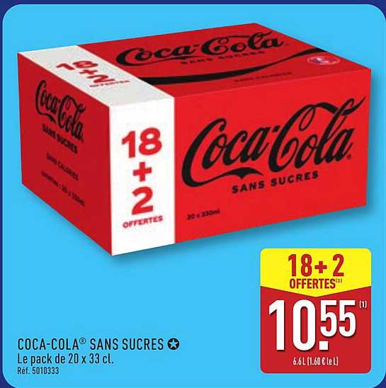 COCA-COLA® SANS SUCRES