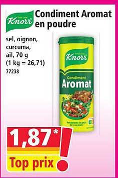 Condiment Aromat en poudre