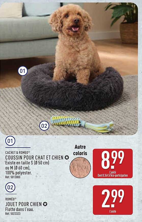 COUSSIN POUR CHAT ET CHIEN