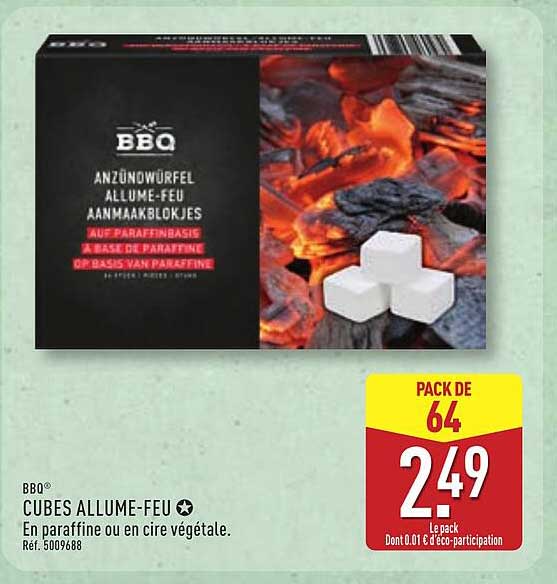 CUBES ALLUME-FEU
