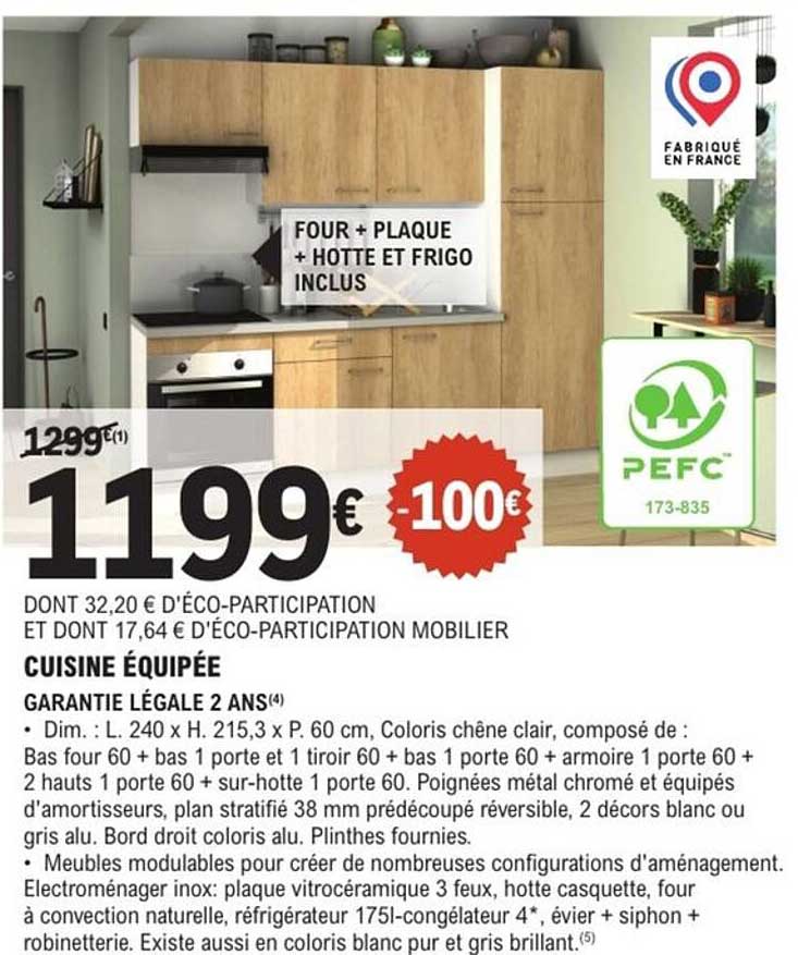 CUISINE ÉQUIPÉE