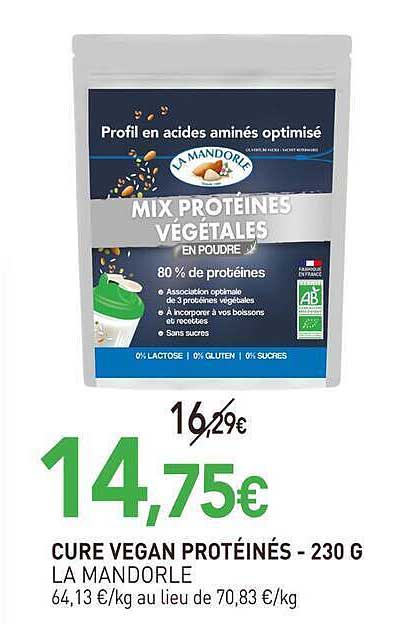 CURE VEGAN PROTÉINÉS - 230 G
