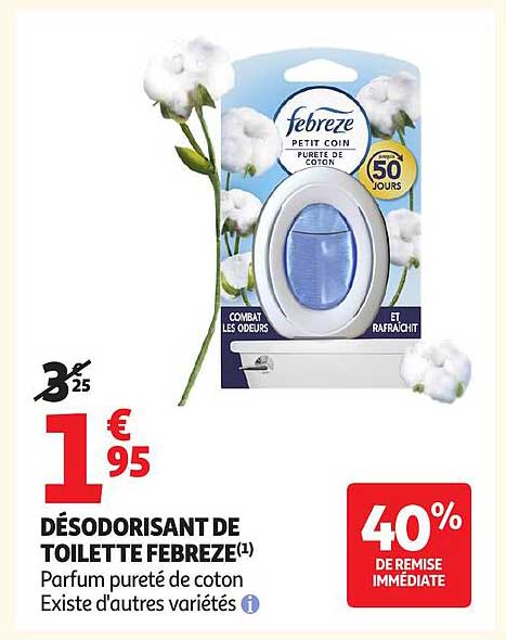 DÉSODORISANT DE TOILETTE FEBREZE(1)
