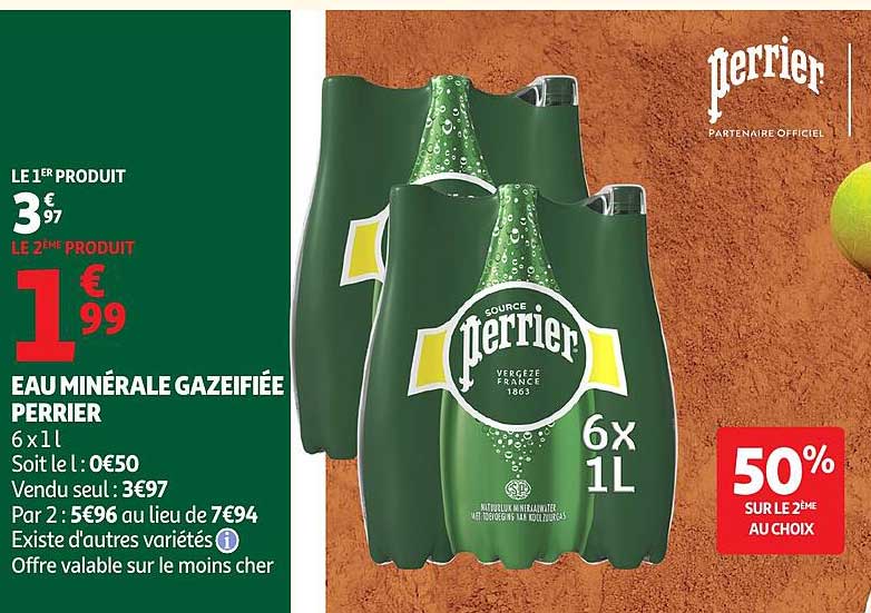 EAU MINÉRALE GAZEIFIÉE PERRIER