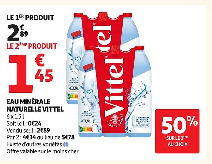 EAU MINÉRALE NATURELLE VITTEL