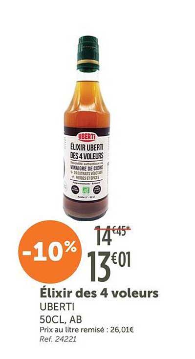 Élixir des 4 voleurs