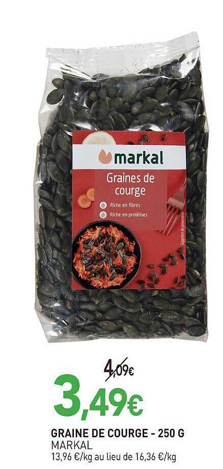 GRAINE DE COURGE - 250 G MARKAL