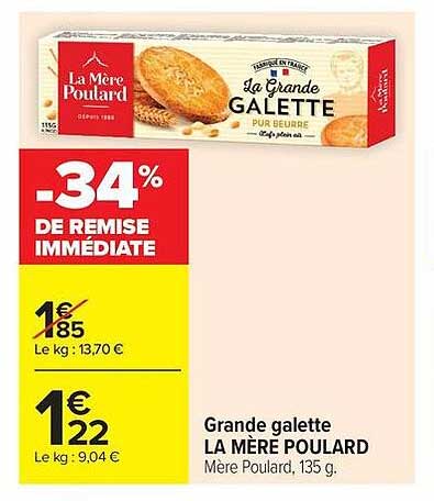 Grande galette LA MÈRE POULARD
