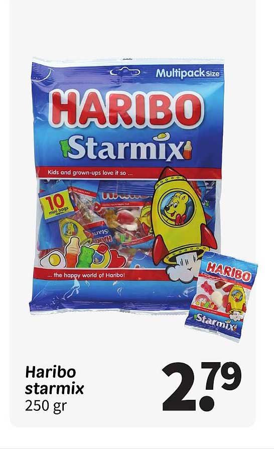 Haribo starmix 250 gr