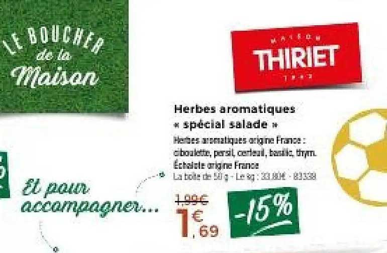 Herbes aromatiques « spécial salade »
