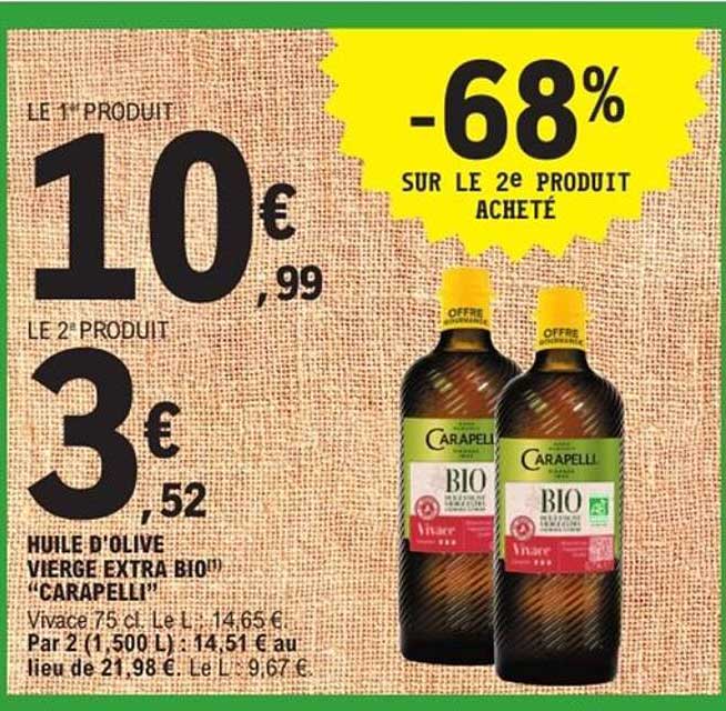 HUILE D'OLIVE VIERGE EXTRA BIO "CARAPELLI"