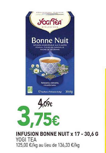 INFUSION BONNE NUIT x 17 - 30,6 G