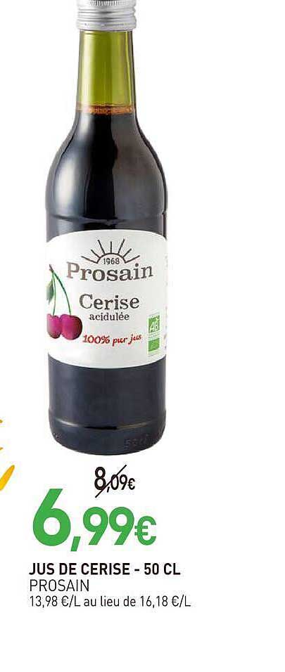 JUS DE CERISE - 50 CL
