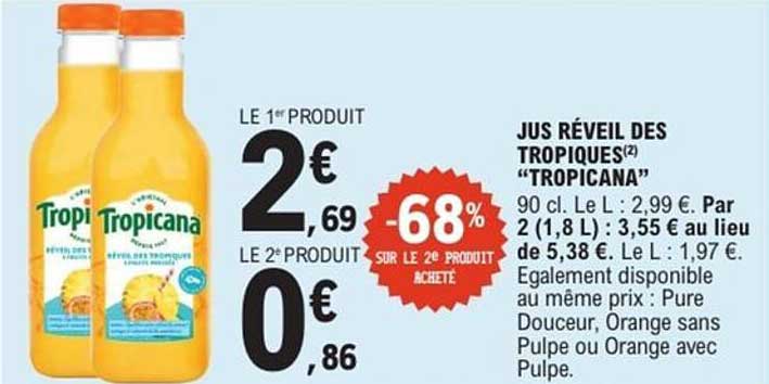 JUS RÉVEIL DES TROPiques “TROPICANA”