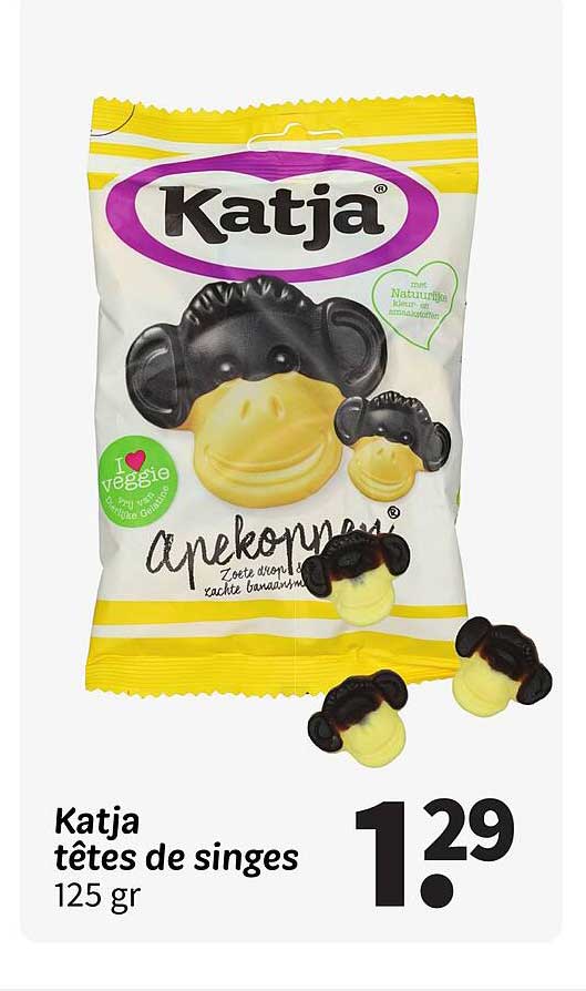 Katja têtes de singes 125 gr