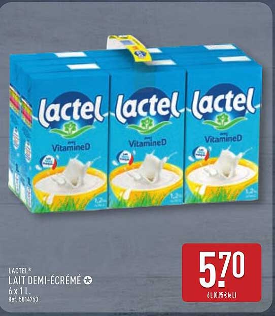 LACTEL® LAIT DEMI-ÉCRÉMÉ