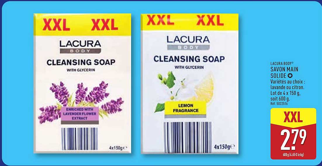 LACURA BODY SAVON MAIN SOLIDE