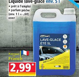 LAVE-GLACE ÉTÉ 5L