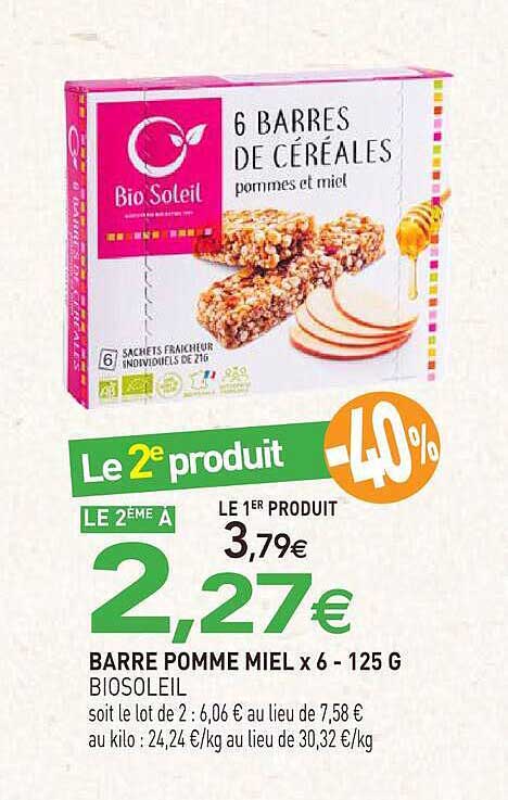 Le 2e produit -40%