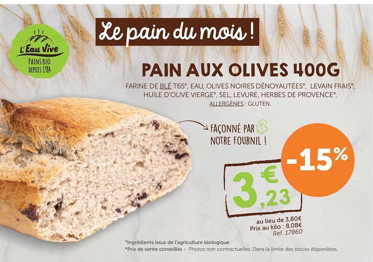 Le pain du mois !