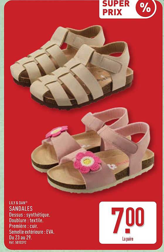 LILY & DAN® SANDALES