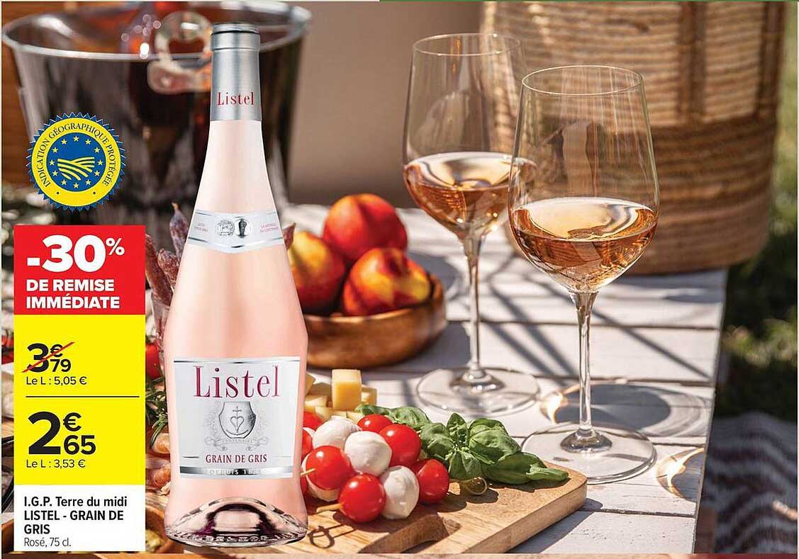 LISTEL - GRAIN DE GRIS