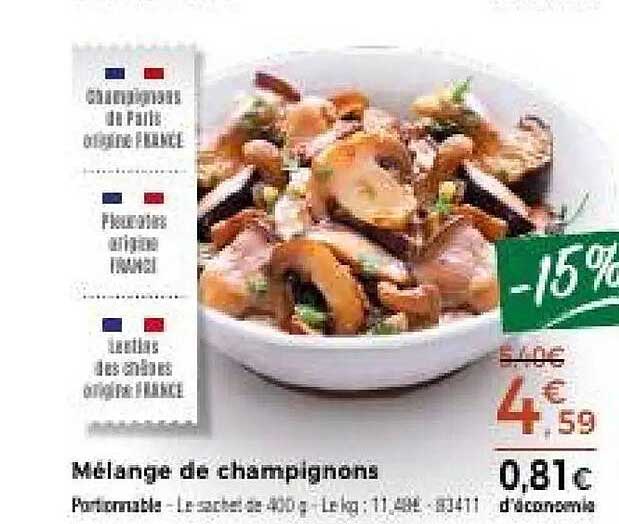 Mélange de champignons