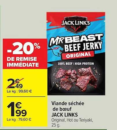 MR BEAST BEEF JERKY ORIGINAL