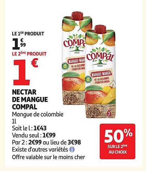 NECTAR DE MANGUE COMPAL